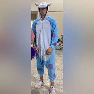 Adult Monsters Inc Sully Sullivan onesie pajamas / costume